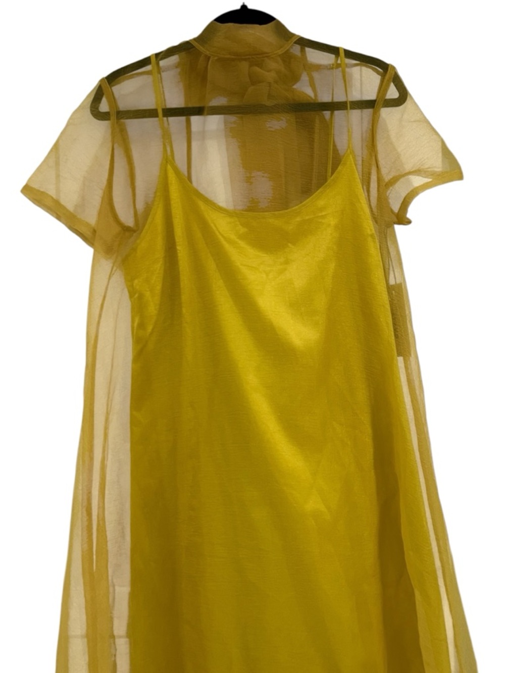 STAUD Calluna Maxi Dress in Chartreuse - Picture 4 of 10